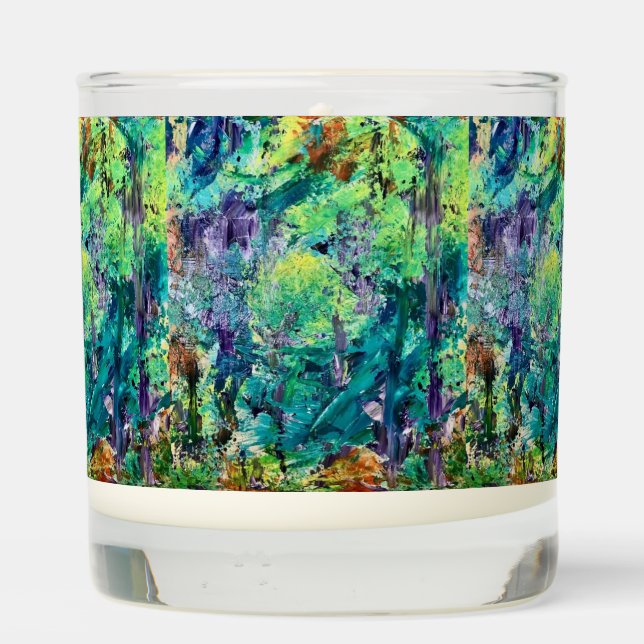 Abstract_18 Scented Candle (Back)