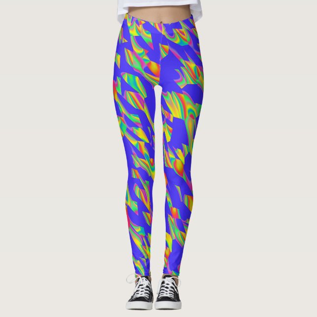 Abstract 190716(02) leggings (Front)