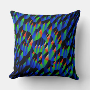 Abstract 190716(03) throw pillow