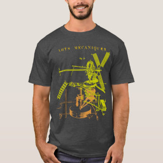 Abstract 19th Century French Mechanical Engraving T-Shirt