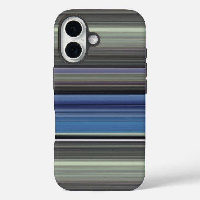 Abstract #1: Blue and gray Case-Mate iPhone Case (Back)