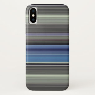 Abstract #1: Blue and gray iPhone X Case