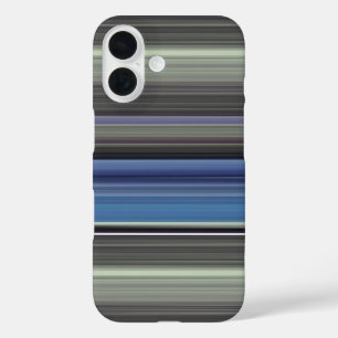 Abstract #1: Blue and gray iPhone 16 Case