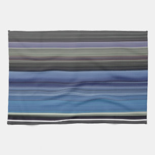 Abstract #1: Blue and gray Towel