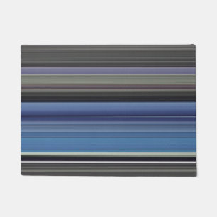 Abstract #1: Blue and grey Doormat