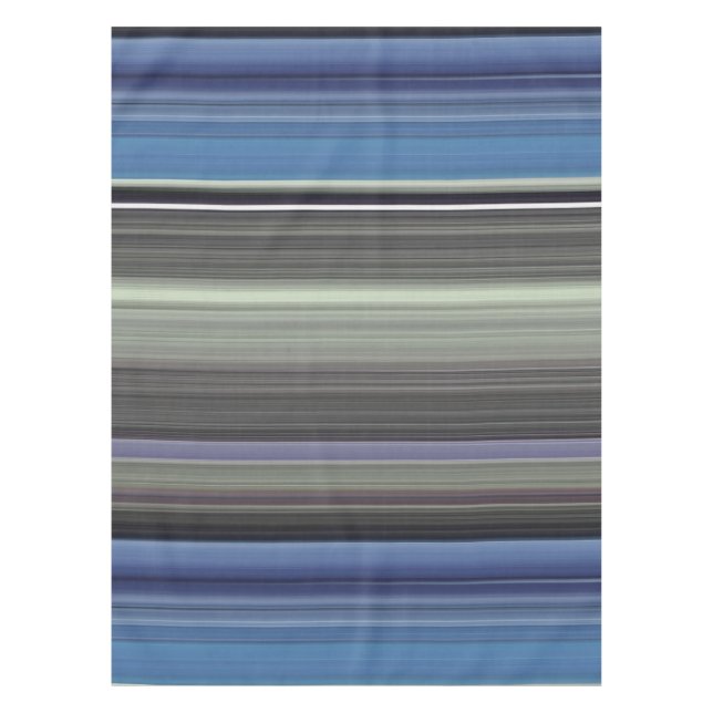 Abstract #1: Blue and grey Tablecloth (Front)