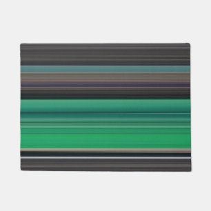 Abstract #1: Green and gray Doormat