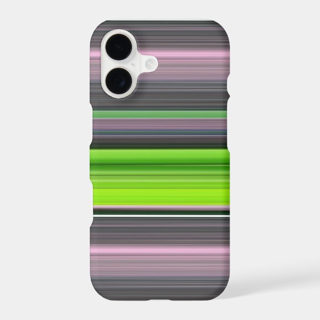 Abstract #1: Lime and gray Case-Mate iPhone Case (Back)