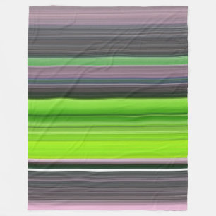 Abstract #1: Lime and gray Fleece Blanket