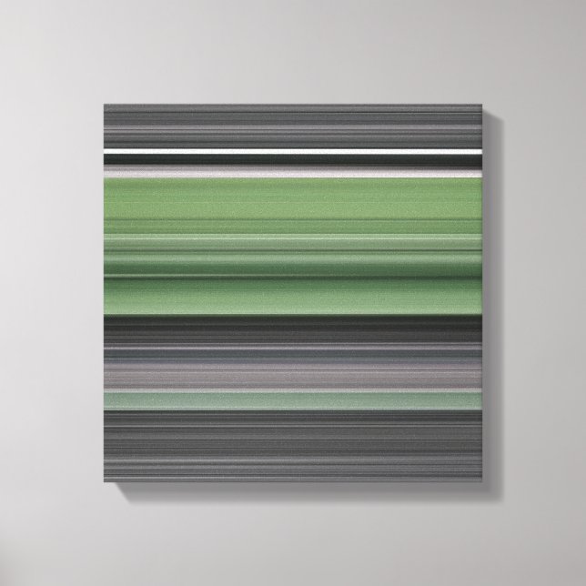 Abstract #1: Olive green and gray Canvas Print (Front)