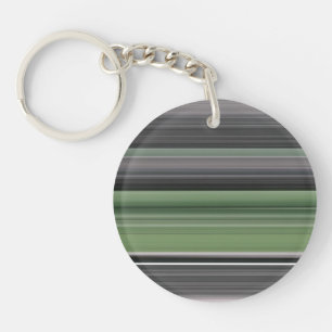 Abstract #1: Olive green and grey Keychain
