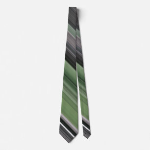 Abstract #1: Olive green and grey Neck Tie