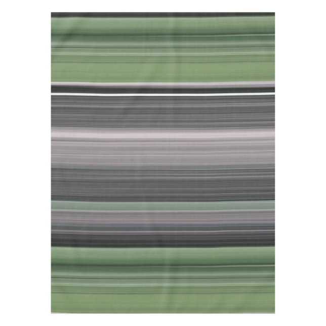 Abstract #1: Olive green and grey Tablecloth (Front)