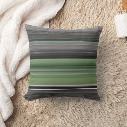 Abstract #1: Olive green and grey Throw Pillow | Zazzle