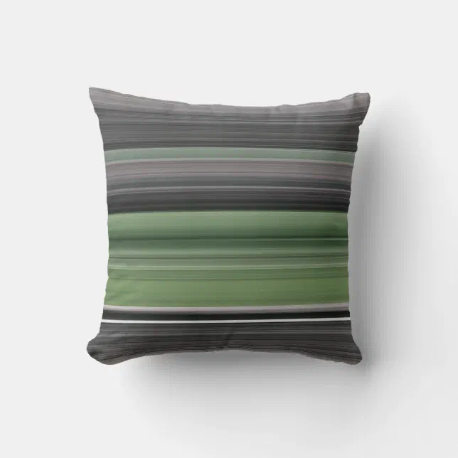 Abstract #1: Olive green and grey Throw Pillow | Zazzle