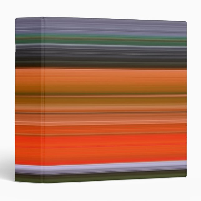 Abstract #1: Orange and grey 3 Ring Binder (Front/Spine)
