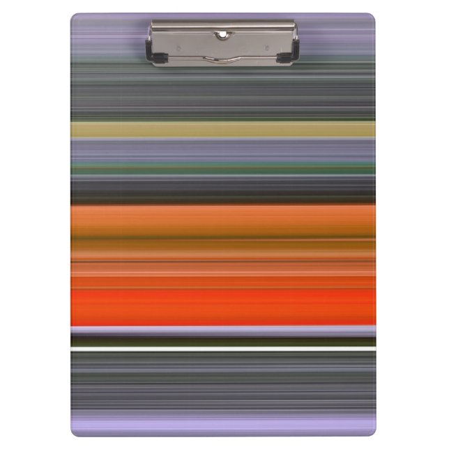 Abstract #1: Orange and grey Clipboard (Front)