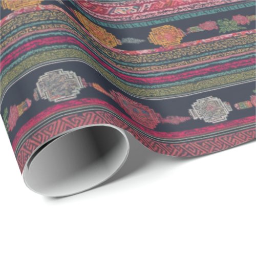 Abstract 1 Pattern Hmong Wrapping Paper