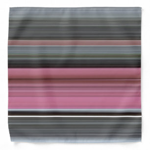Abstract #1: Pink and gray Bandana