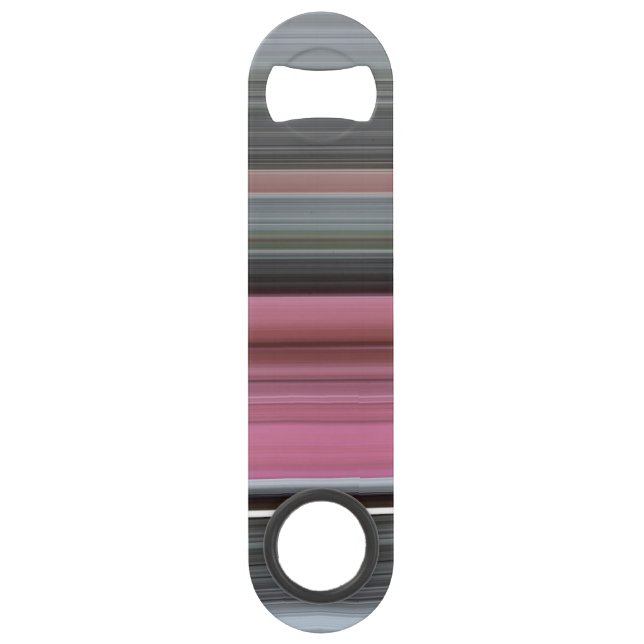 Abstract #1: Pink and gray Bar Key (Back)