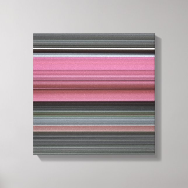 Abstract #1: Pink and gray Canvas Print (Front)