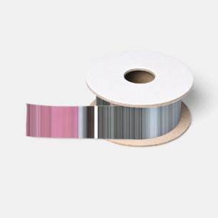 Abstract #1: Pink and gray Satin Ribbon