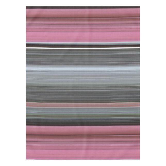 Abstract #1: Pink and gray Tablecloth (Front)