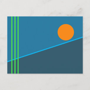 Abstract 1 postcard