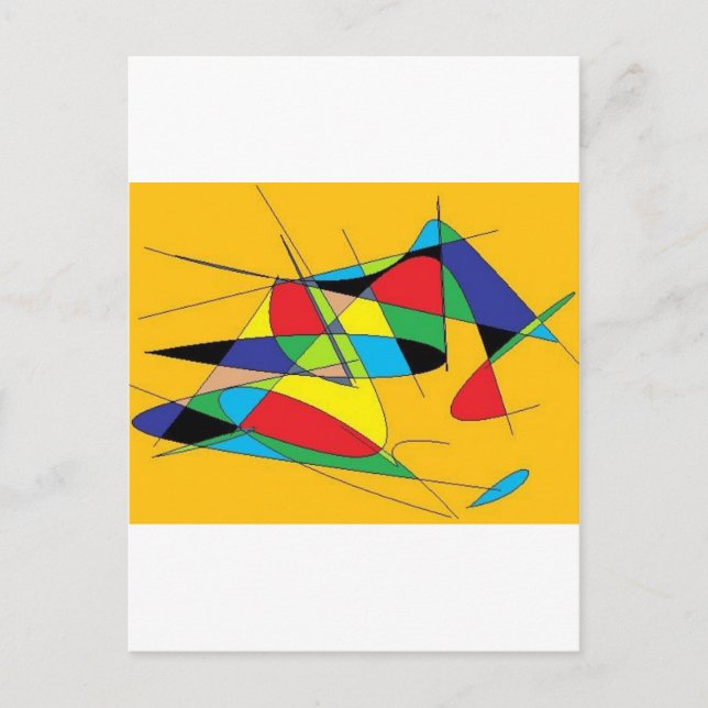 Abstract 1 postcard (Front)