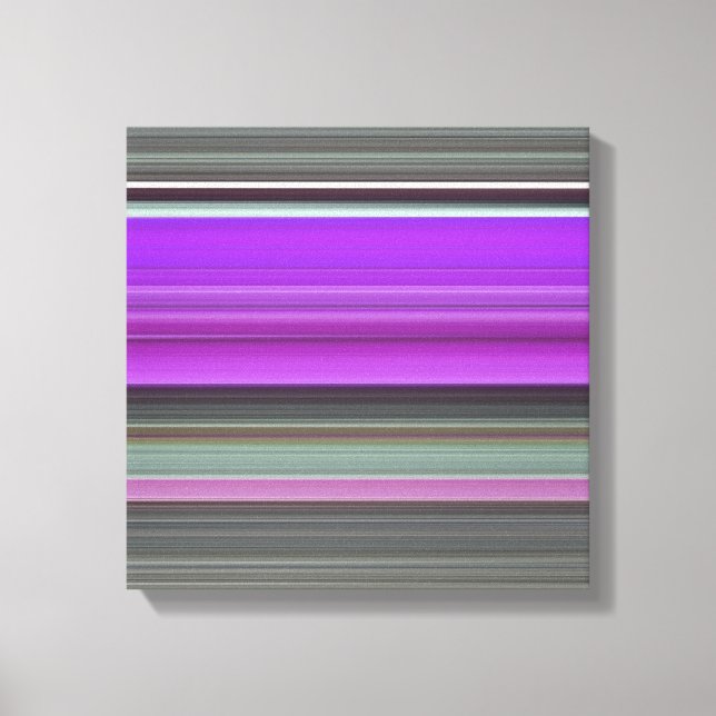 Abstract #1: Purple and gray Canvas Print (Front)