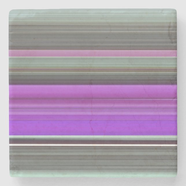 Abstract #1: Purple and gray Stone Coaster (Front)