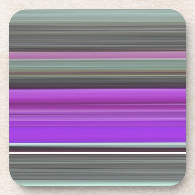 Abstract #1: Purple and grey Drink Coaster (Front)