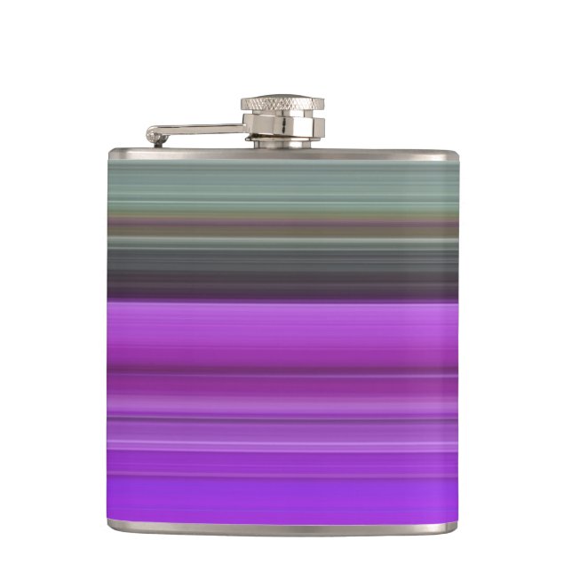 Abstract #1: Purple and grey Flask (Front)