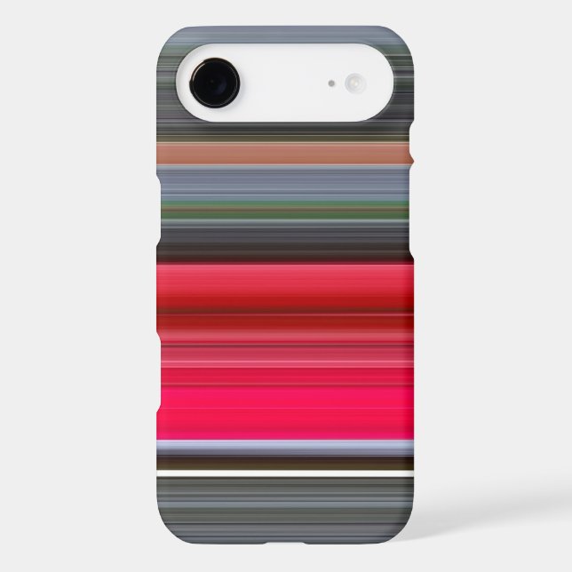 Abstract #1: Red and Gray Case-Mate iPhone Case (Back)