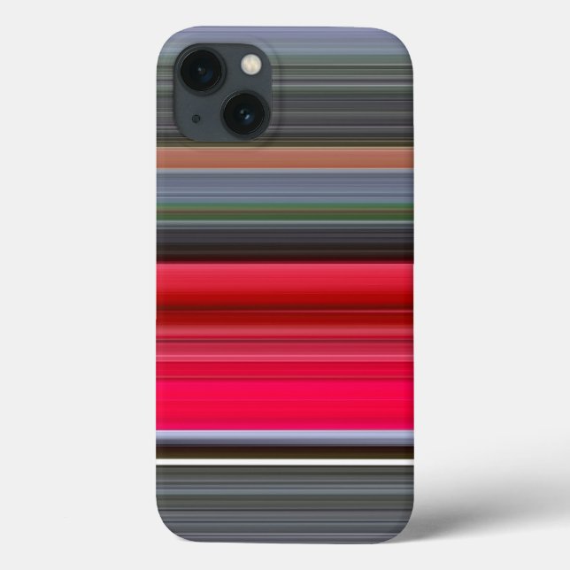 Abstract #1: Red and Gray Case-Mate iPhone Case (Back)