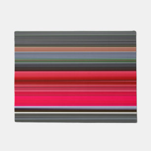 Abstract #1: Red and Gray Doormat