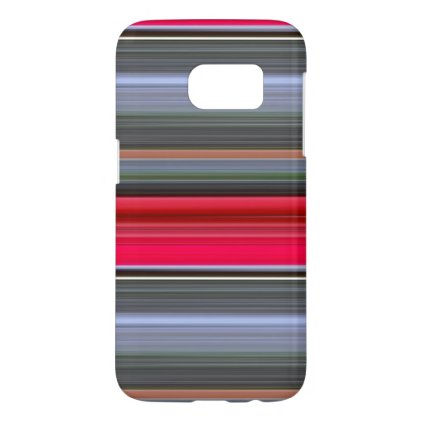 Abstract #1: Red and Grey Samsung Galaxy S7 Case