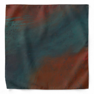 Abstract 1: reds and blues bandana