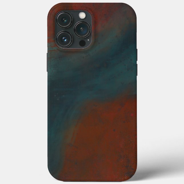 Abstract 1: reds and blues Case-Mate iPhone case (Back)