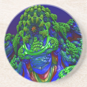 Abstract 1 sandstone coaster