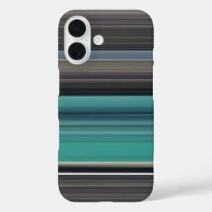 Abstract #1: Teal and gray Case-Mate iPhone Case