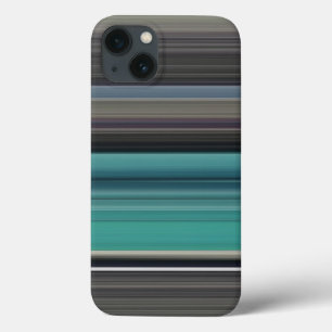 Abstract #1: Teal and gray Case-Mate iPhone Case