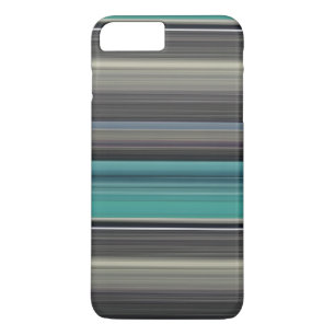 Abstract #1: Teal and gray iPhone 8 Plus/7 Plus Case