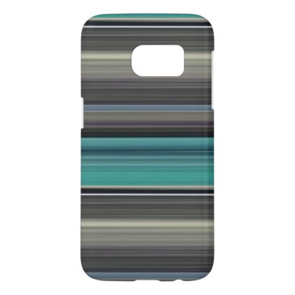 Abstract #1: Teal and grey Samsung Galaxy S7 Case