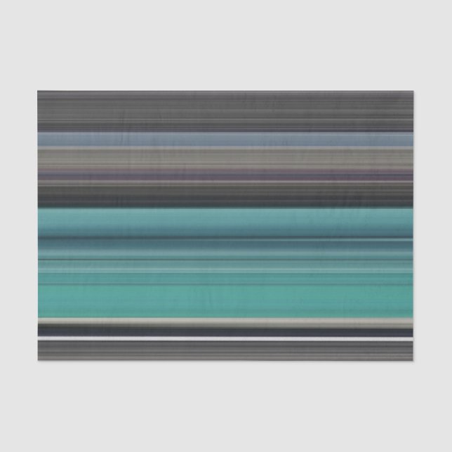 Abstract #1: Teal and grey Tissue Paper (Front)