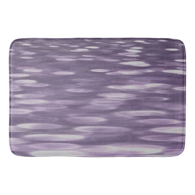 Abstract #1: Ultra Violet Shimmer Bathroom Mat (Front)