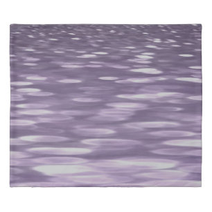Abstract #1: Ultra Violet Shimmer Duvet Cover