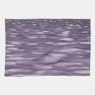 Abstract #1: Ultra Violet Shimmer Kitchen Towel