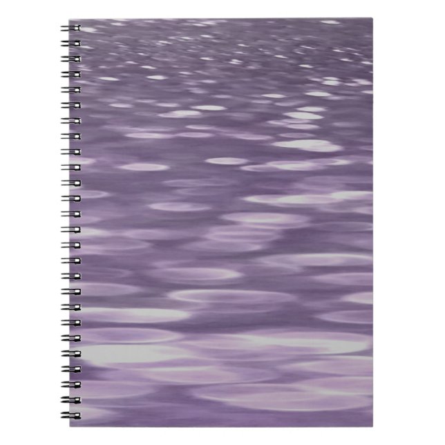 Abstract #1: Ultra Violet Shimmer Notebook (Front)