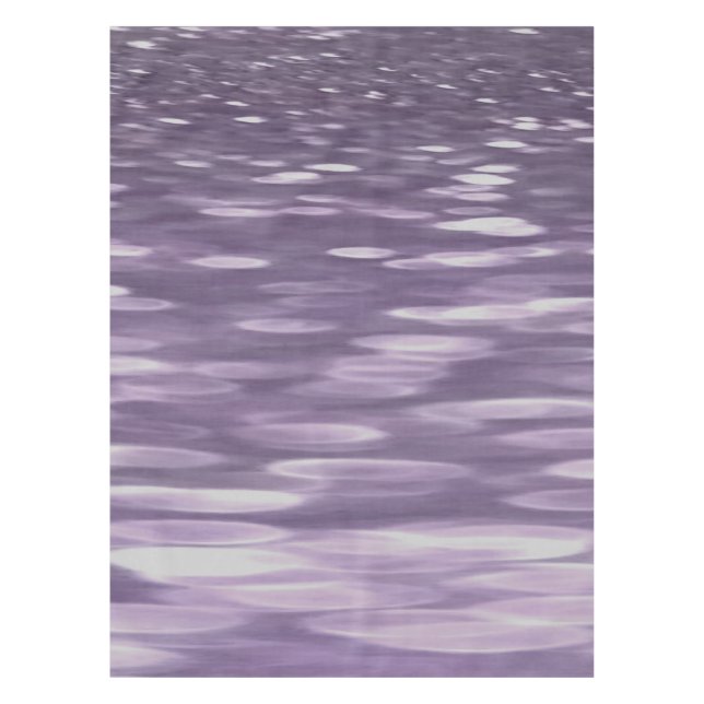 Abstract #1: Ultra Violet Shimmer Tablecloth (Front)